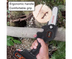 24V 550W Rechargeable Mini Electric Chainsaw Wood Pruning Saw Kit Handheld with 1 Battery