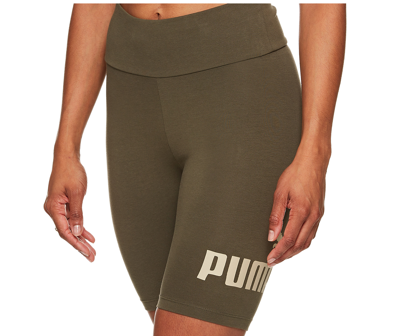 Puma Women's Essentials Logo Leggings / Tights - Grape Leaf