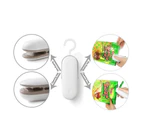 Food Vacuum Sealers 2 In 1 Heat Sealer And Cutter Mini Portable Bag Sealer - Grey