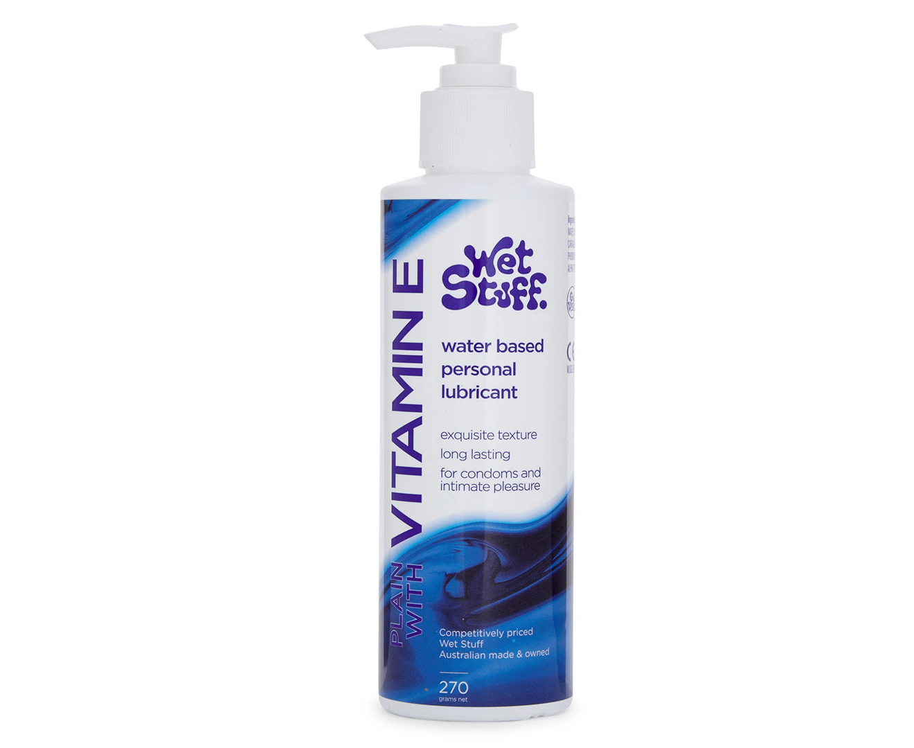 Wet Stuff Vitamin E Water-Based Personal Lubricant 270g