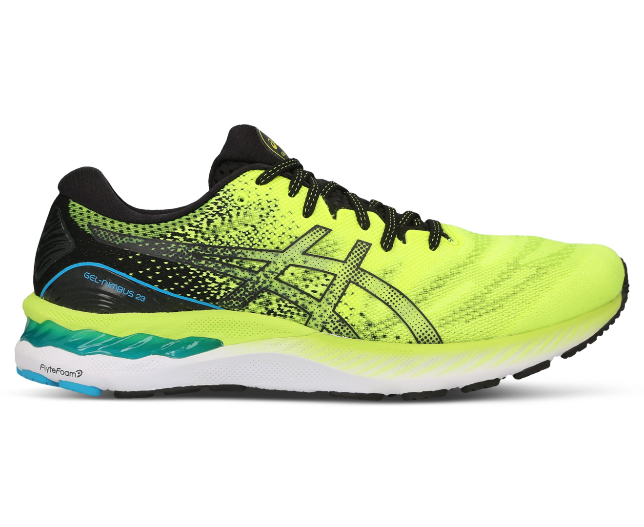 ASICS Men's GEL-Nimbus 23 Running Shoes - Hazard Green/Black | Catch.co.nz