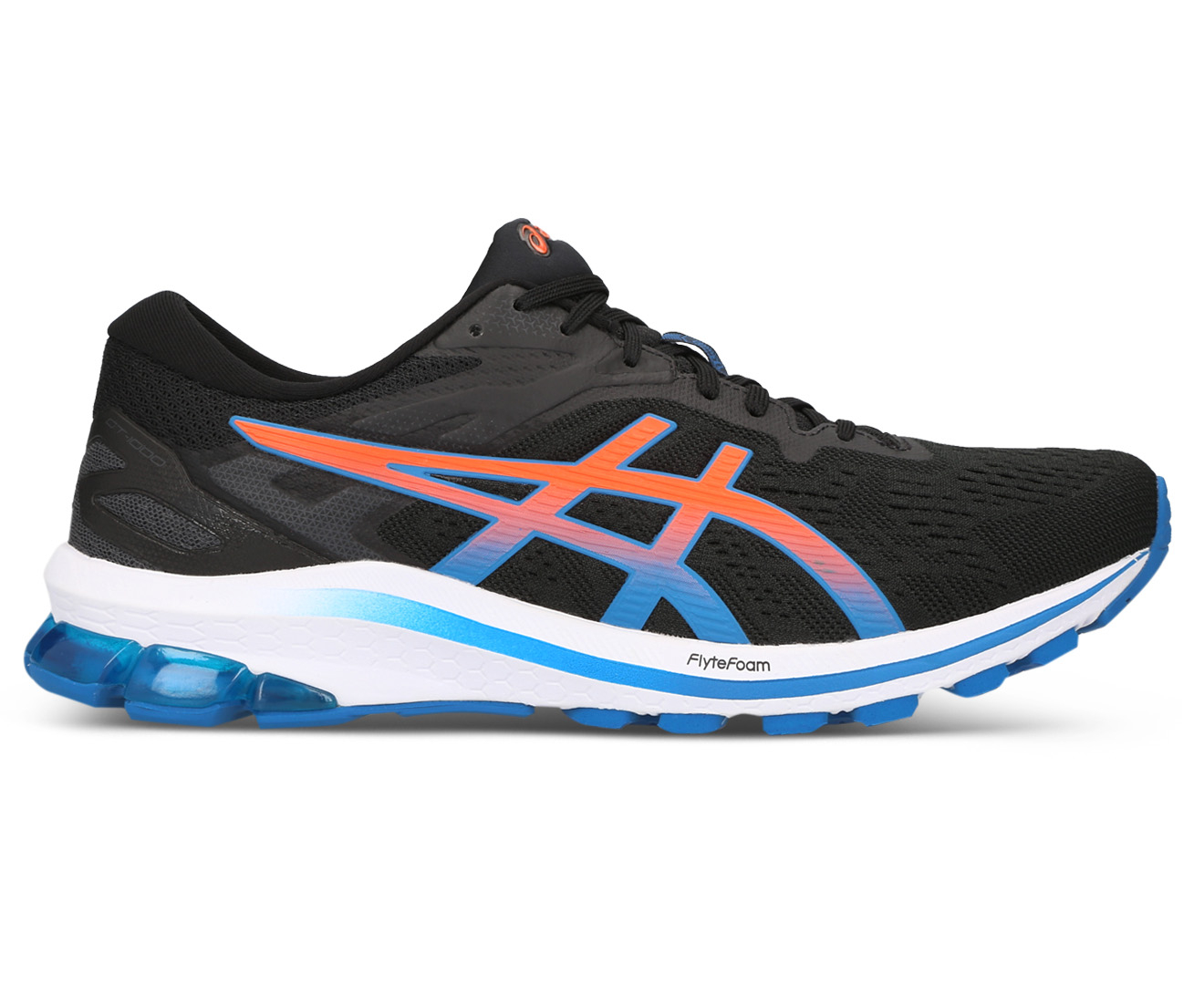 ASICS Men's GT-1000 10 Sportstyle Shoes - Black/Reborn Blue | Catch.co.nz