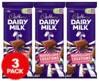 3 x Cadbury Dairy Milk Marvellous Creations Jelly Popping Candy Beanies 190g