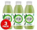 3 x VITHIT Lean & Green Apple Elderflower 500mL