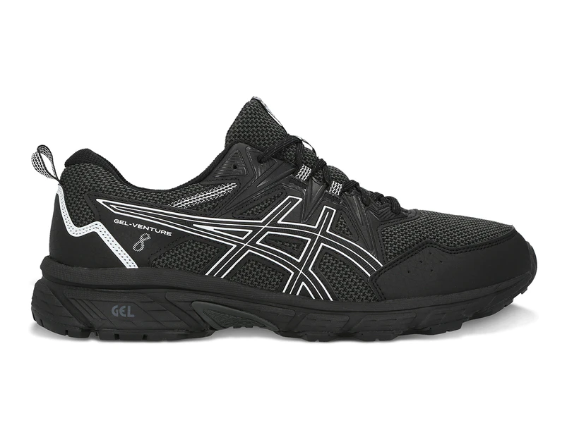 ASICS Men's GEL-Venture 8 Running Shoes - Black/White