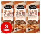 3 x Darrell Lea Caramel Craving Chocolate Block 180g