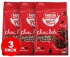 3 x Nestlé Bakers' Choice Choc Bits Dark Chocolate 200g