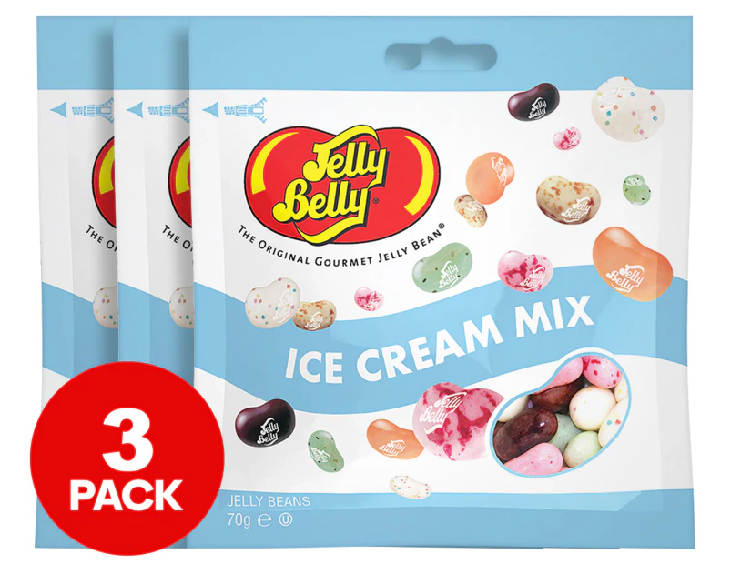 3 x Jelly Beans Ice Cream Mix Bag 70g