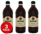 3 x Cornwell's Malt Vinegar 750mL 1