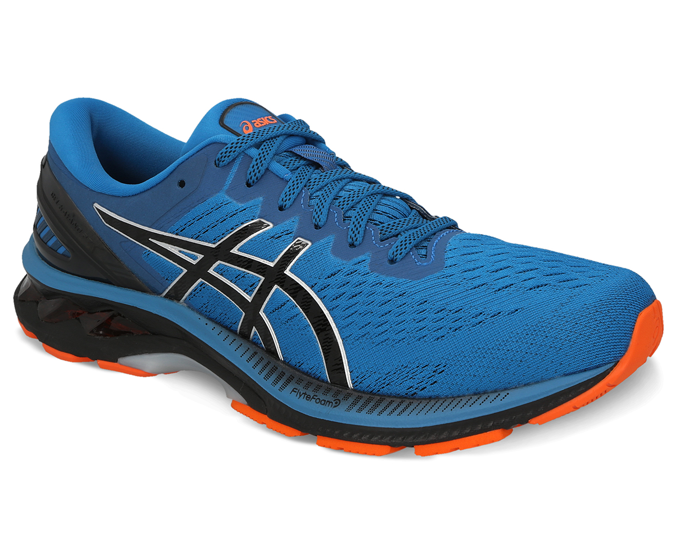 ASICS Men's GEL-Kayano 27 Running Shoes - Reborn Blue/Black | Catch.co.nz