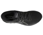 ASICS Men's GEL-Kayano 27 Wide Fit Running Shoes - Black/Pure Silver