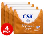 4 x CSR Brown Sugar 500g
