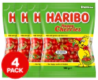 4 x Haribo Happy Cherries 140g