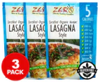 3 x ZERO Certified Organic Konjac Lasagna Style 400g