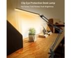 10 Level Brightness LED Composite Metal Clip Desk Lamp Table Lamp for Student Study Workstation Lighting 2