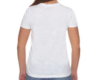 Tommy Hilfiger Women's Cashew Tee / T-Shirt / Tshirt - Bright White