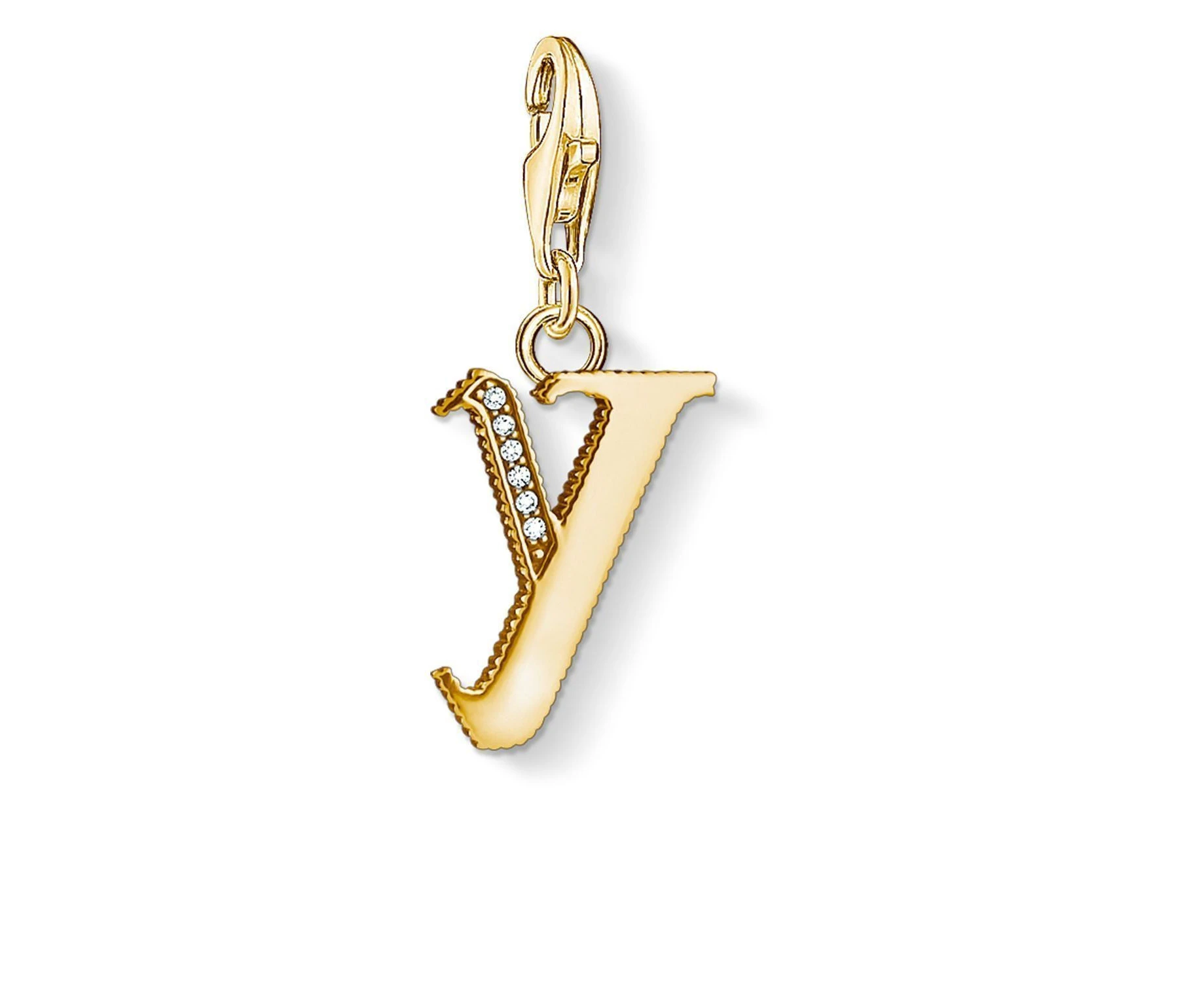 THOMAS SABO Charm Pendant "Letter Y Gold"