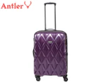 Antler Avanti CX 67cm Medium 4W Expanding Hardcase Luggage/Suitcase - Burgundy Purple