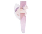 Billy Loves Audrey Carousel Pony Alice Band - Pink Multi