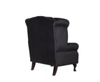 Luxe Armchair Black