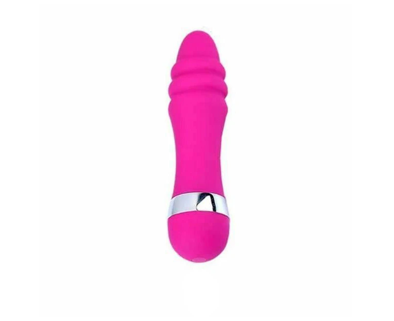 Pink Mini Bullet Vibrator Silicone Personal Massager G-Spot Anal Stimulation - Pink