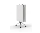 Swift Verge Bending Boardroom Table Natural White - Flat Pack Delivery