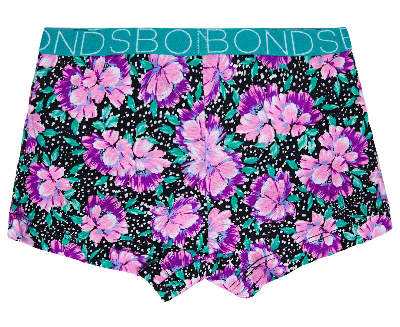 Bonds Girls' Shortie Briefs 3-Pack - Purple Multi