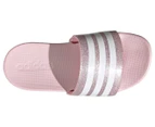 Adidas Kids' Adilette Comfort K Slides - Clear Pink/Cloud White