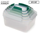 Joseph Joseph 5-Piece Nest Lock Multi-Size Container Set - Green Edition
