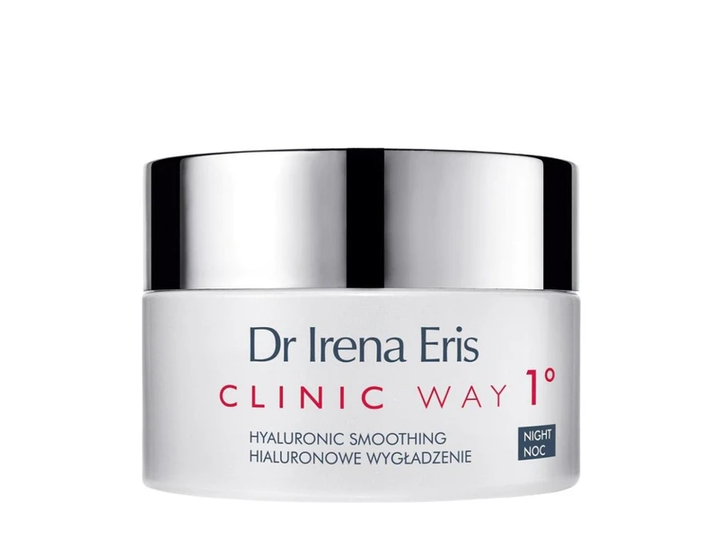 Dr Irena Eris Clinic Way 1° Hyaluronic Smoothing Anti-Wrinkle Dermo Cream Night Care 50ml