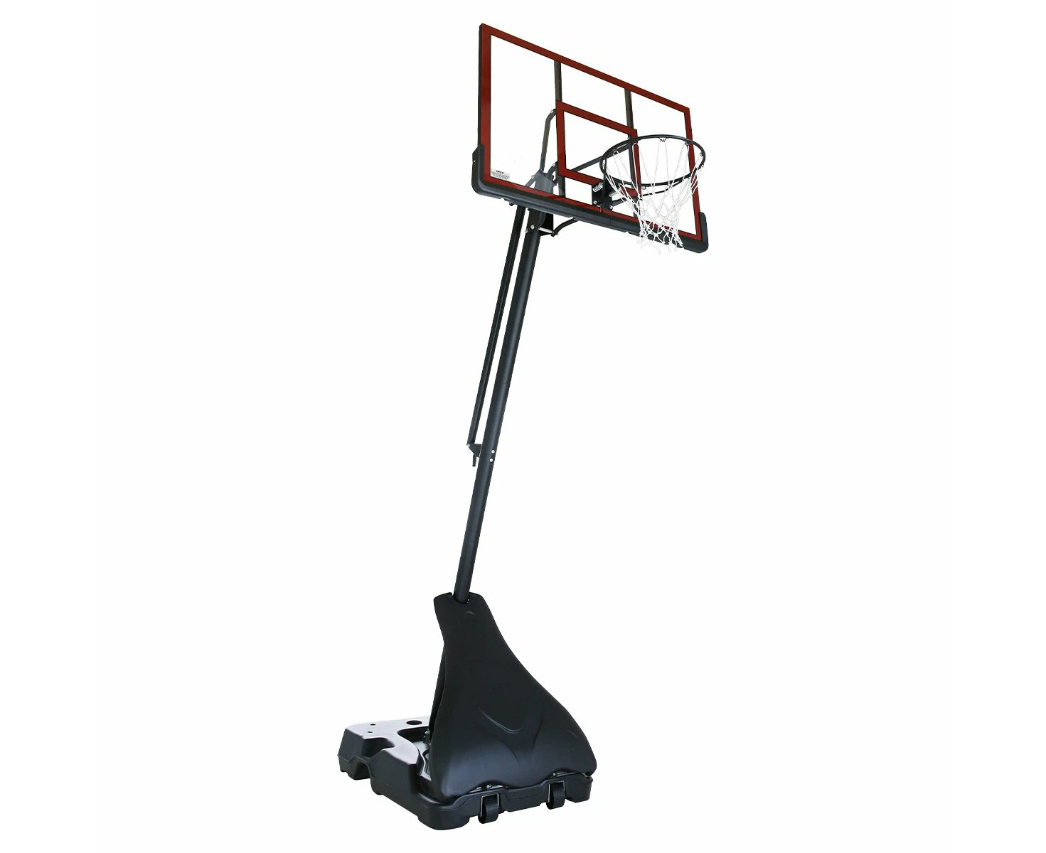 Kahuna Portable Basketball Ring Stand w/ Adjustable Height Ball Holder