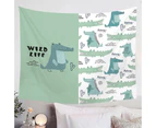 Cute Crocodiles for Kids Tapestry