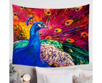 Gorgeous Art Painting Peacock Tapestry