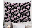 Shabby Pink Flowers Tapestry