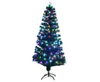 Christmas Tree xmas 180CM WISH Green xmas decoration with Ultra Bright Multicolour LED Fiber Optic Lights 