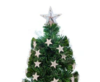 Christmas Tree xmas 90CM WISH Green xmas decoration with Ultra Bright Multicolour LED Fiber Optic Lights 
