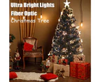 Christmas Tree xmas 90CM WISH Green xmas decoration with Ultra Bright  Golden Warm LED Fiber Optic Lights