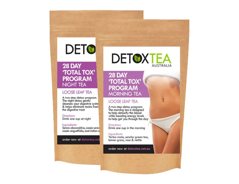 28  Day  ‘Total  Tox’  Detox  Tea  Program