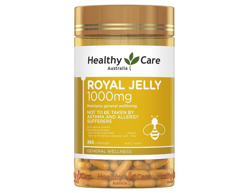 Healthy  Care  Royal  Jelly  1000  365  Capsules