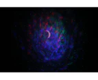 CR Galaxy Projector Built-in rechargeable Battey  LED Nebula Starry Sky Cloud Moon Ceiling Night Light Projector 3 Colorful Modes for Kids Adults
