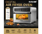 Maxkon 25L Digital Air Fryer Convection Oven Cooker 1800W Less Oil with 10 Cooking Presets