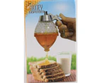 Vintage Acrylic Bee Hive Syrup Honey Dispenser, No Drip, Pressed Honey Syrup Server