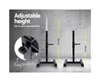 Everfit 2 x Squat Rack Pair Fitness Exercise Weight Lifting Gym Barbell Stand