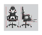 Artiss Gaming Office Chair Computer Desk Chairs Seat Racing Recliner Racer WH