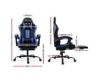Artiss Gaming Office Chair Computer Desk Chairs Seating Racing Racer Black Blue 2