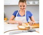 (33cm  Bread Knife) - ORBLUE Stainless Steel Serrated Bread Knife