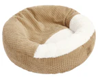 Charlie's Cushioned Snookie Pet Bed - Coffee