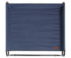 Charlie's High Walled Outdoor Trampoline Pet Bed - Blue