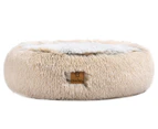 Charlie's Hooded Faux Fur Pet Nest - Cream White