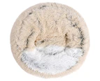 Charlie's Hooded Faux Fur Pet Nest - Cream White